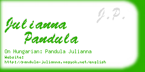 julianna pandula business card